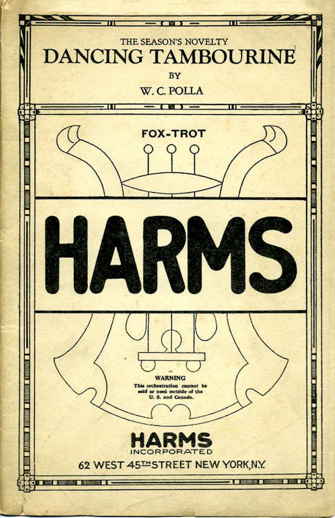 Dancing Tambourine — sheet music preview