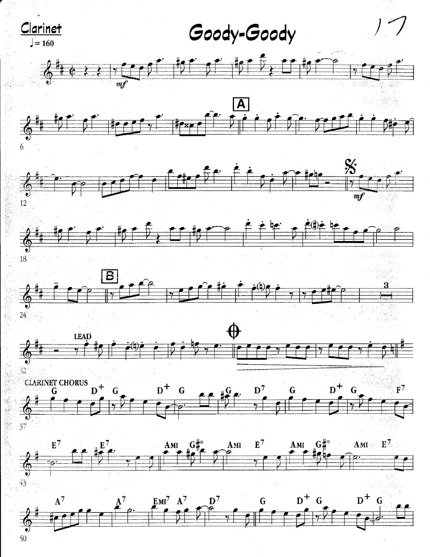 Goody-Goody - Unknown - Good — sheet music preview