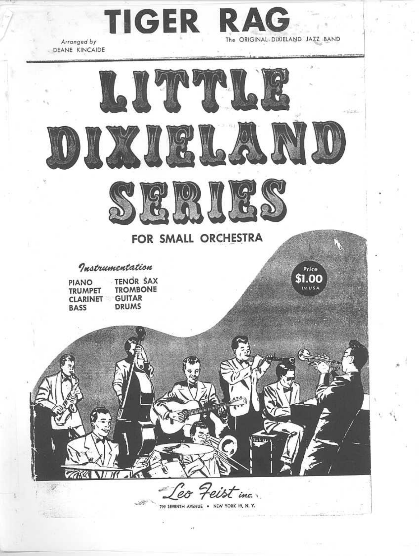 Tiger Rag — sheet music preview