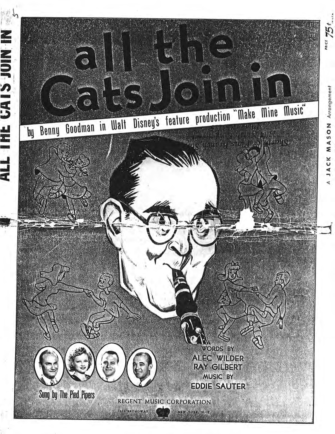 All The Cats Join In (J.Mason) E.Sauter — sheet music preview