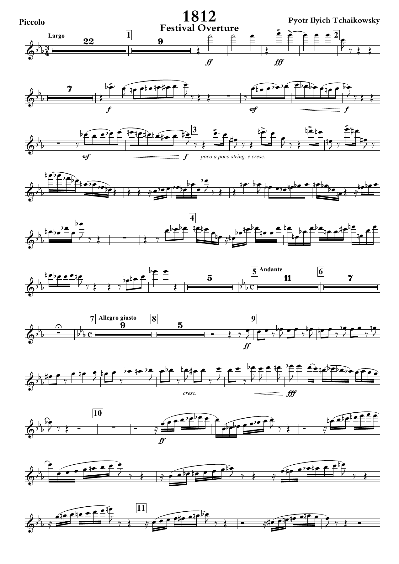 1812OvertureParts — sheet music preview