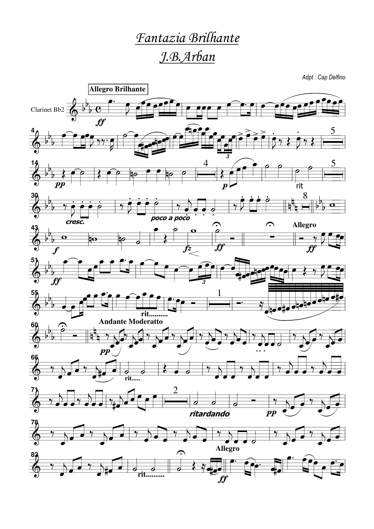 clarinet2 — sheet music preview