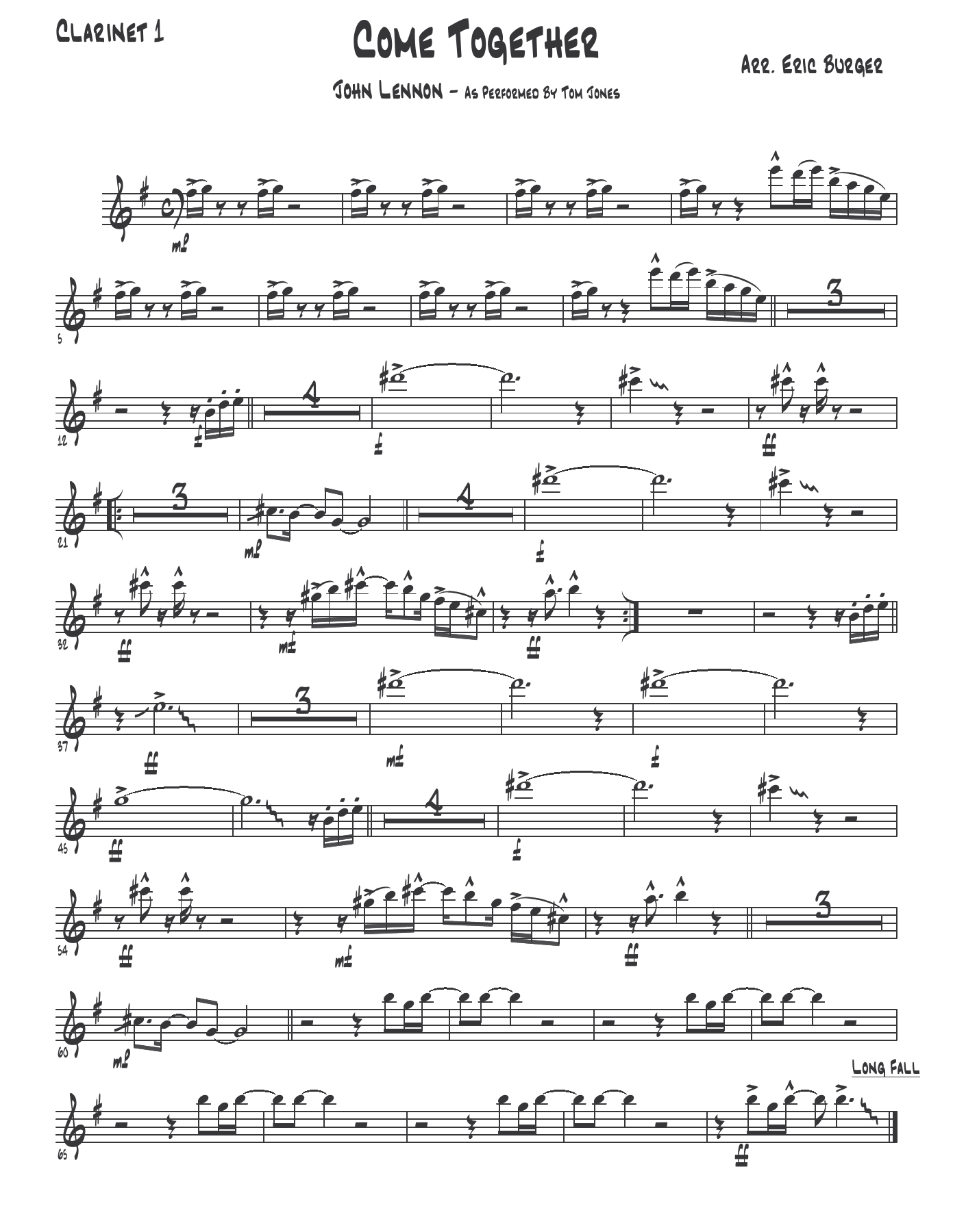 Come TG - clr — sheet music preview