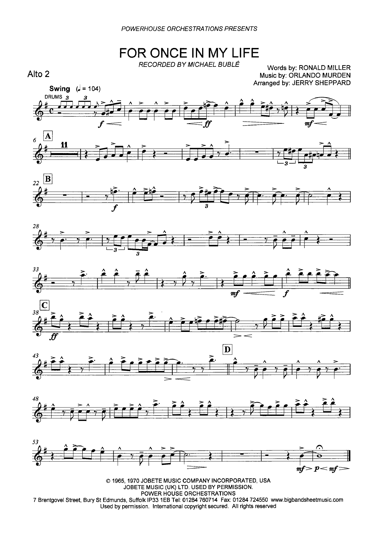Saxo Alto 2 mib — sheet music preview