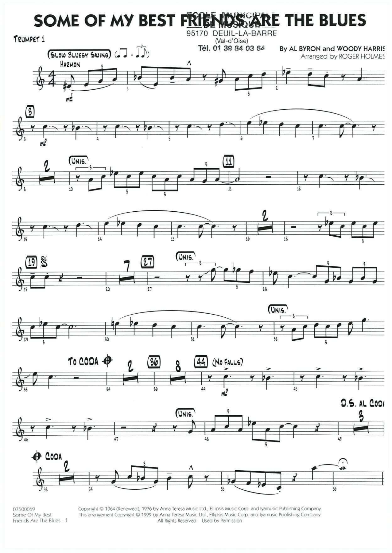 Some of my best - 06 Trompette — sheet music preview