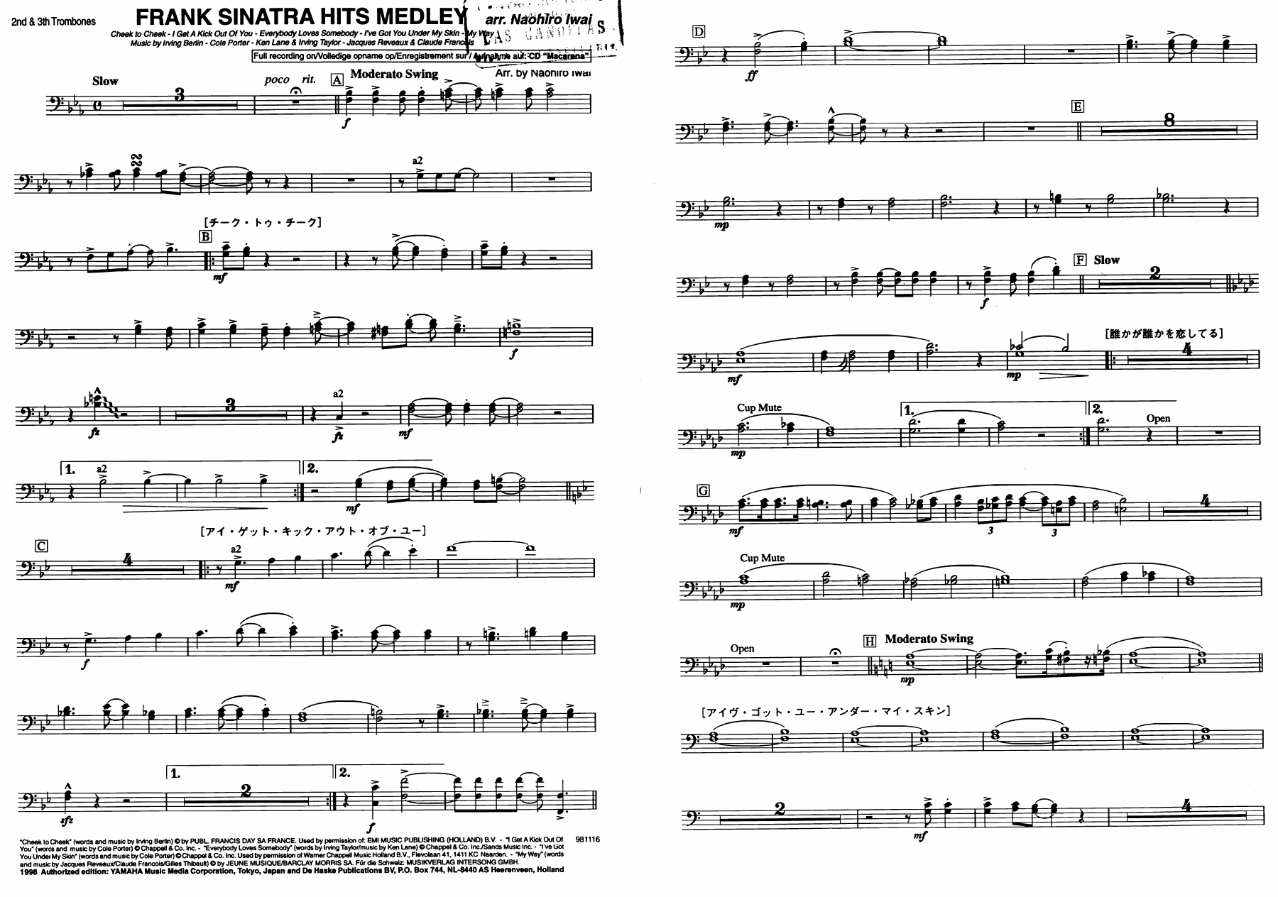 23 trombon — sheet music preview