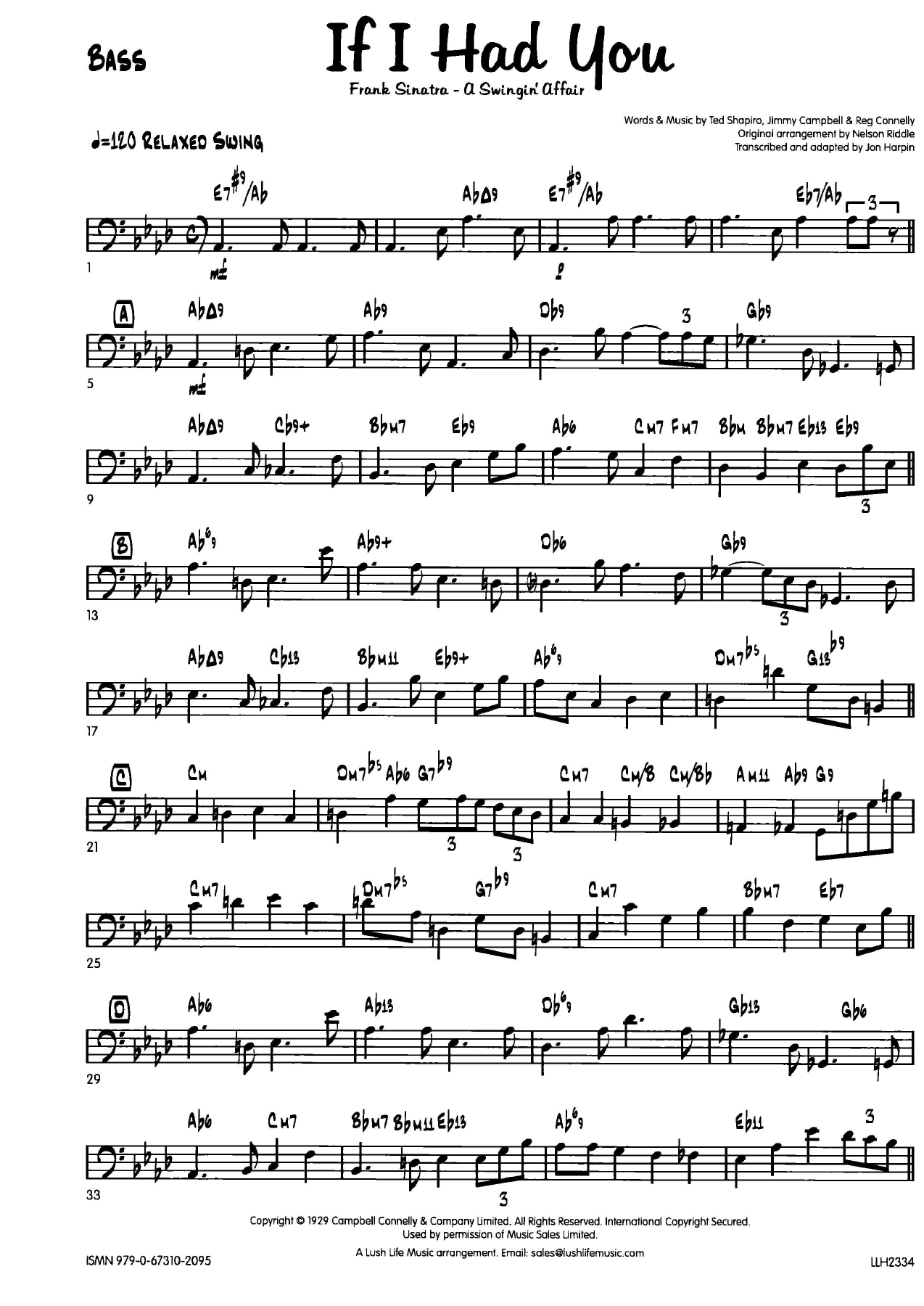 IfIHadYou All Rhythm — sheet music preview