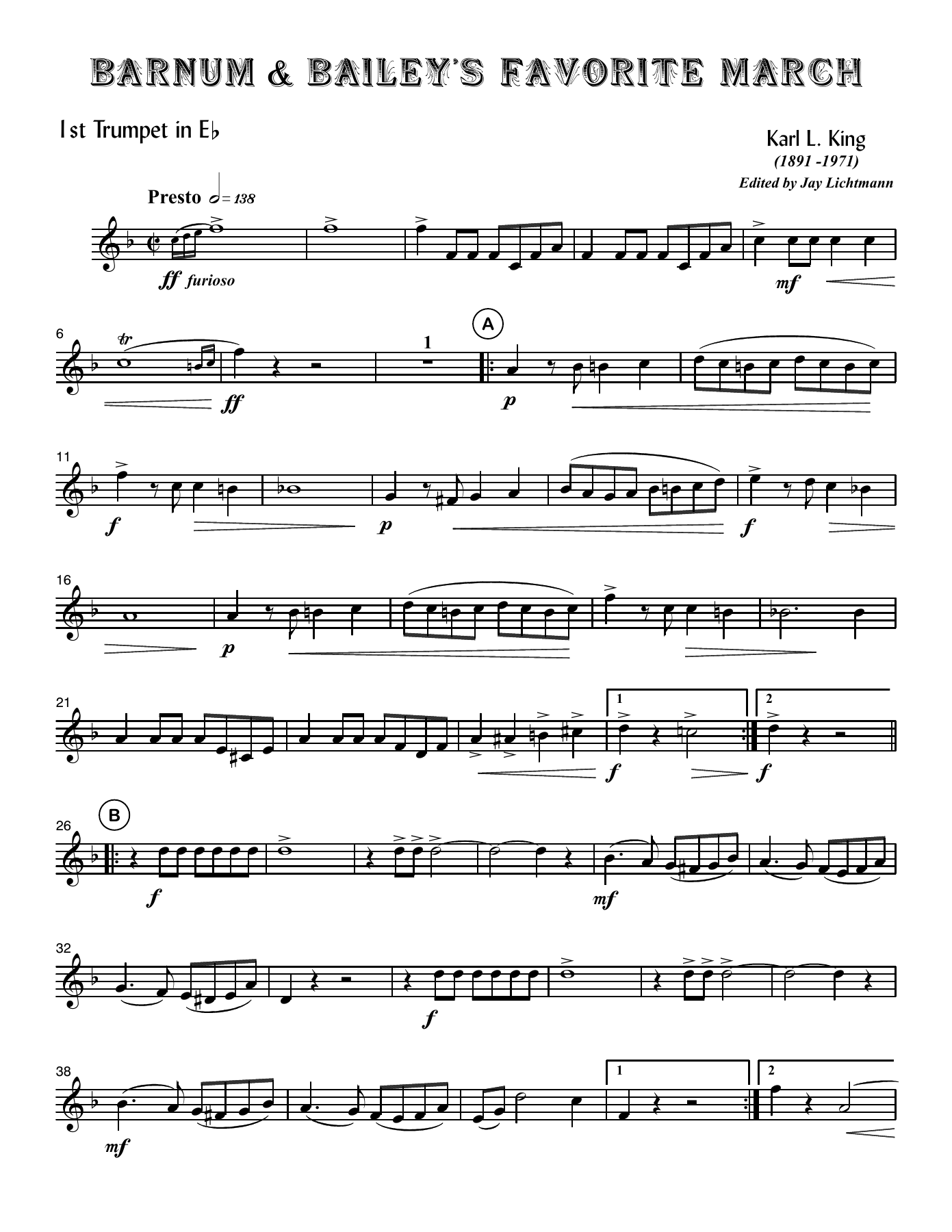 barnumbailey5tet — sheet music preview