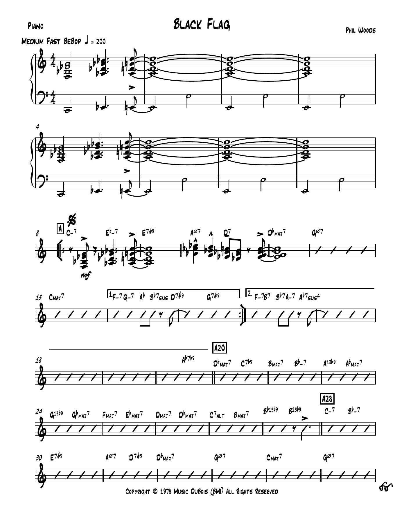 02 Piano — sheet music preview
