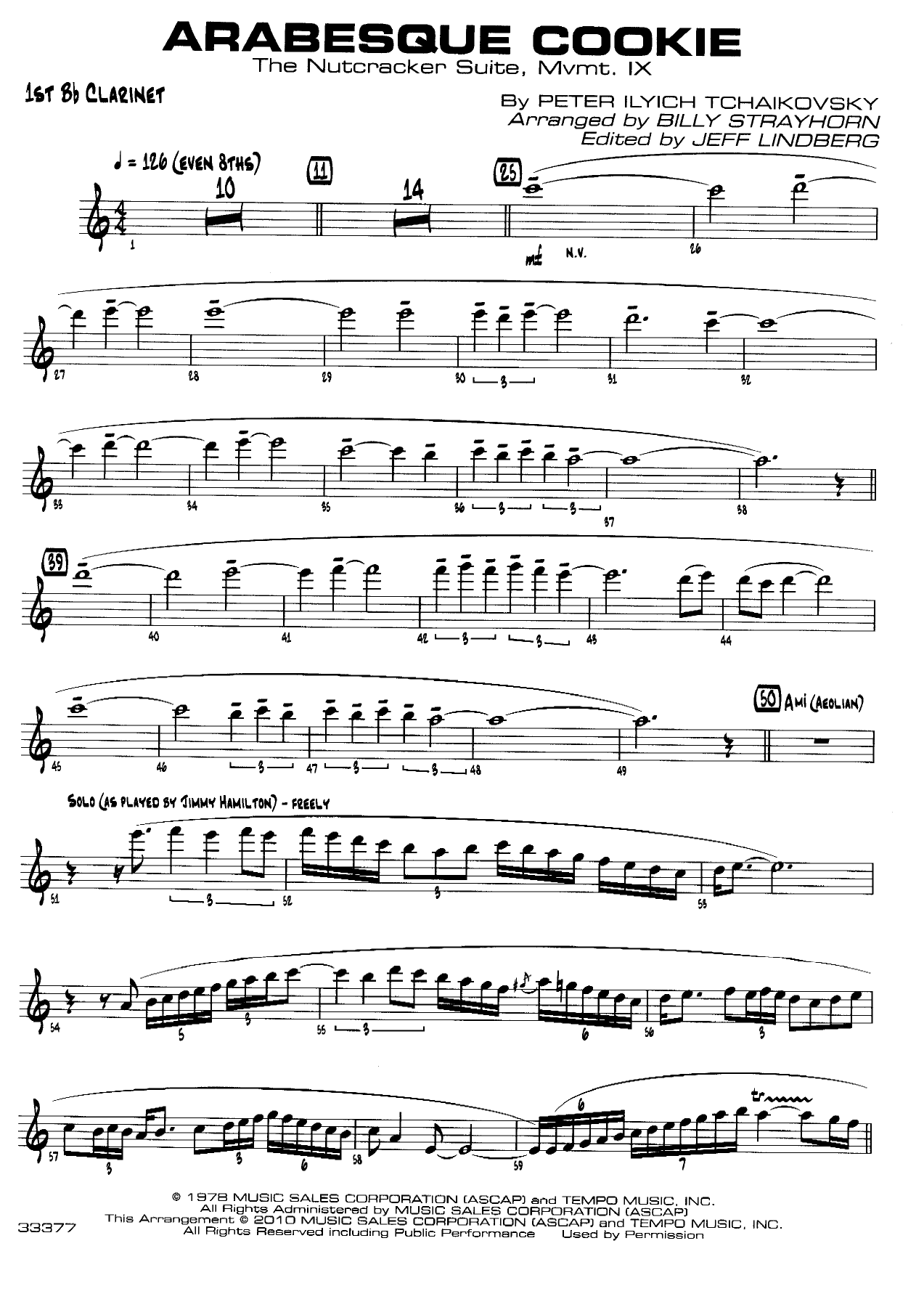 Arabesque Cookie Parts 38p — sheet music preview