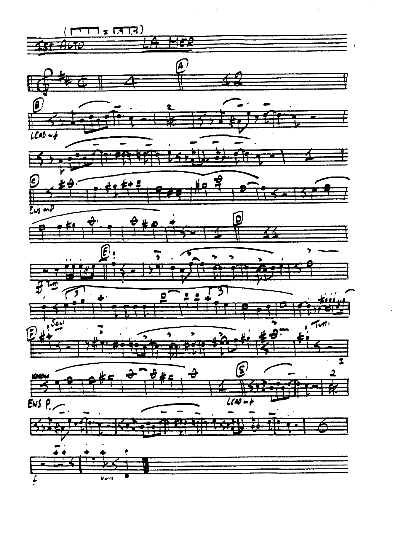 Beyond The Sea — sheet music preview