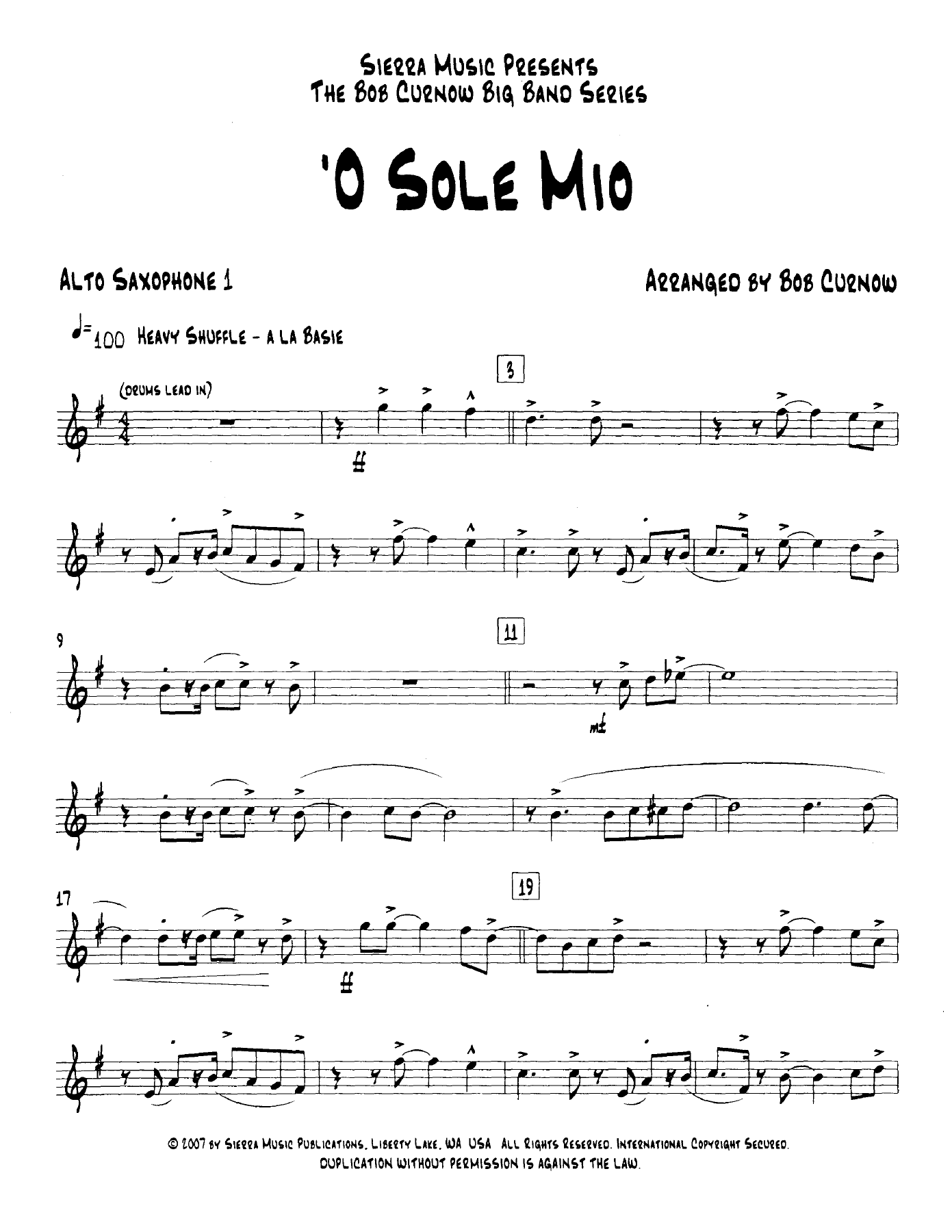 'O Sole Mio — sheet music preview