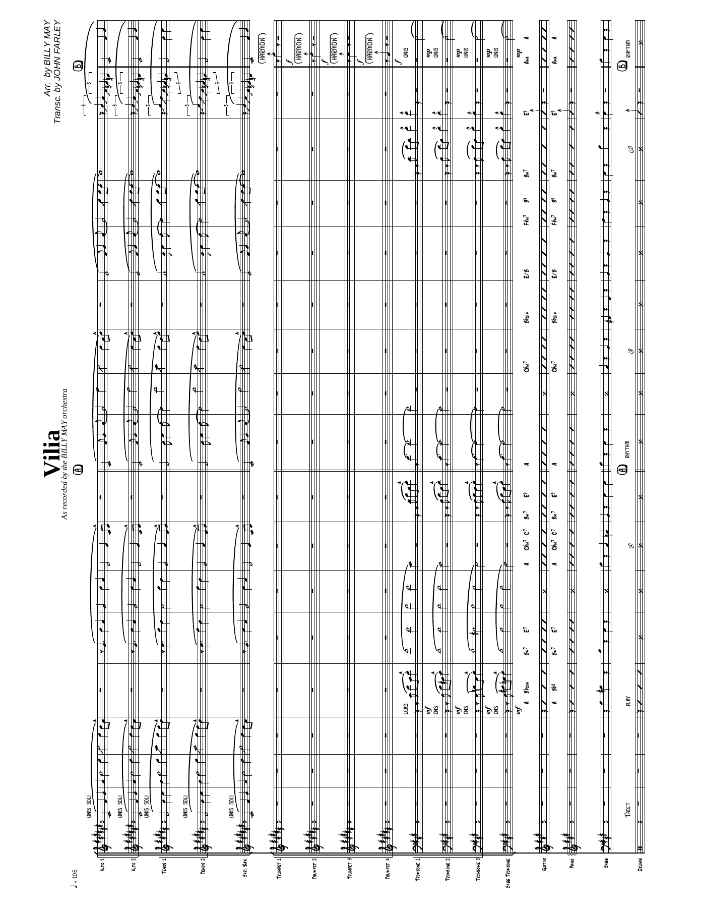 Vilia — sheet music preview