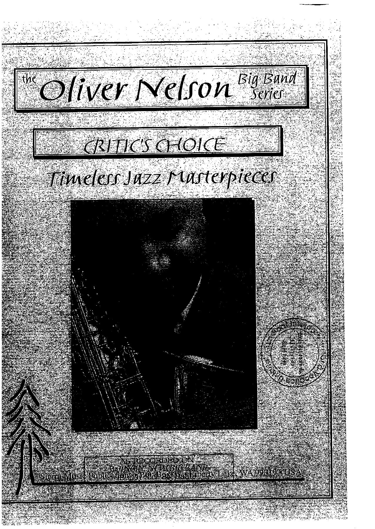 Critic's Choice (O.Nelson) B.Rich MP3 — sheet music preview