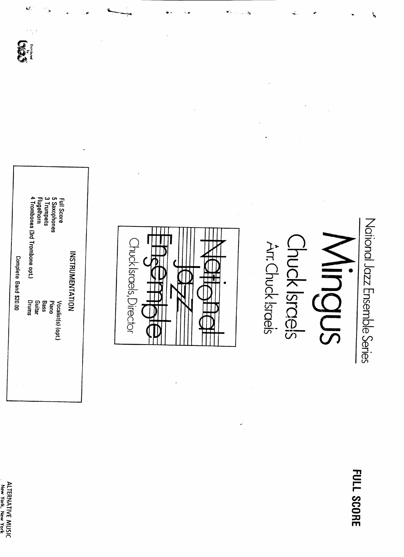 Mingus — sheet music preview