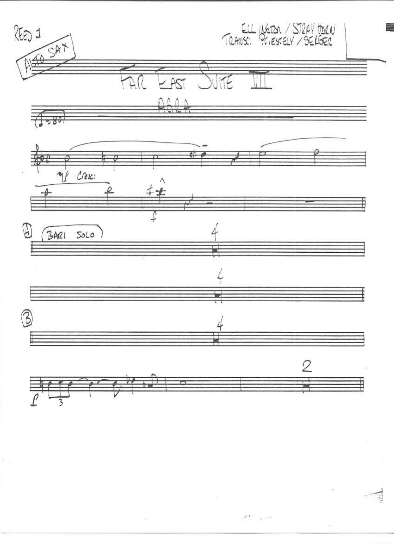 Agra -Far East Suite — sheet music preview
