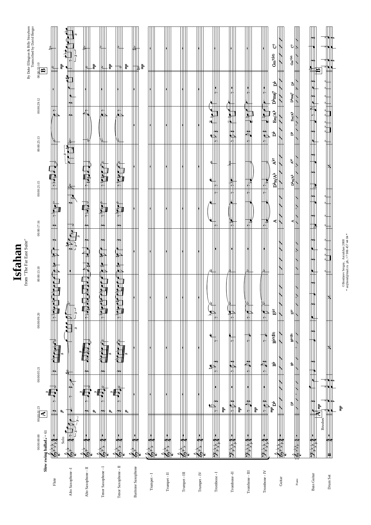 Isfahan — sheet music preview