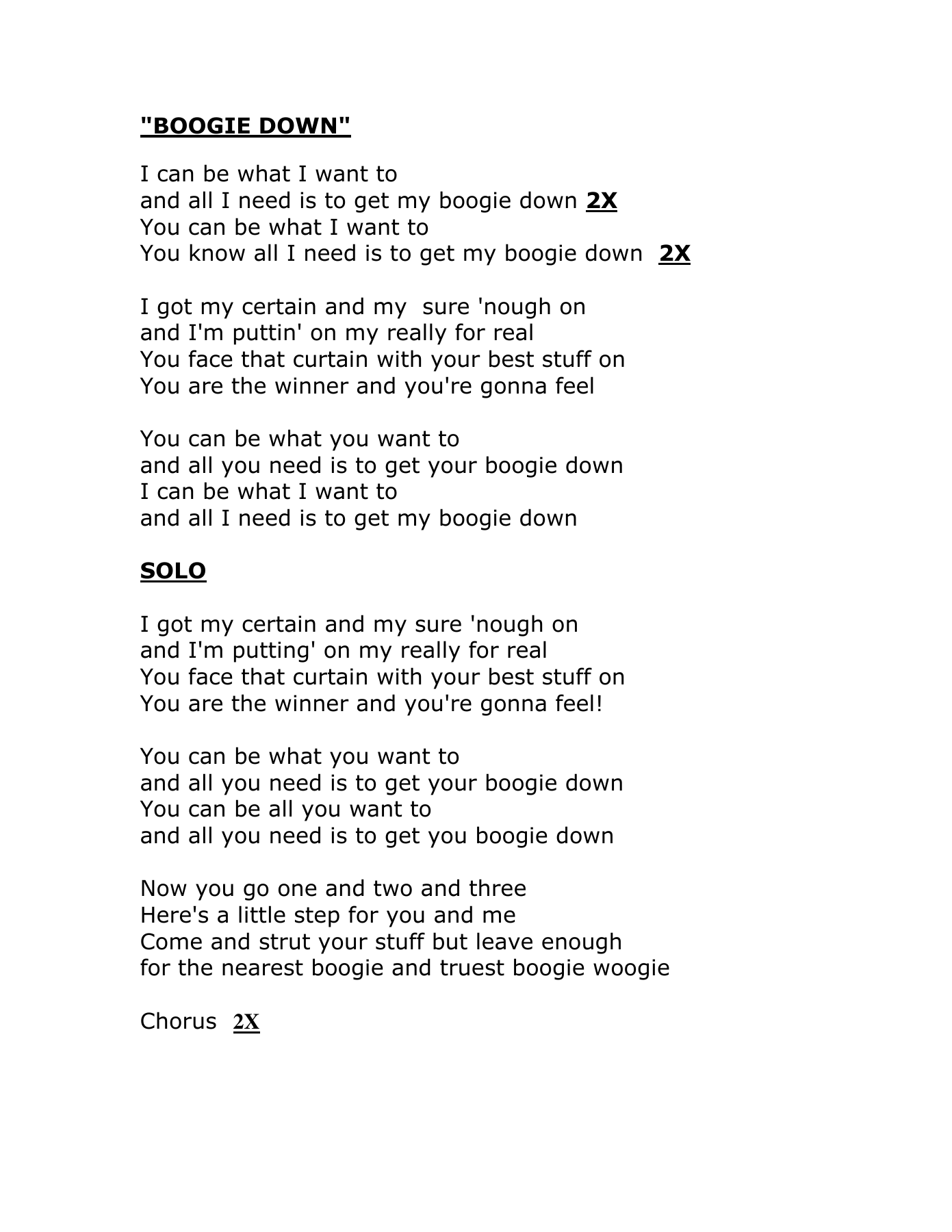 Boogie Down (E.Burger)- Al Jarreau — sheet music preview