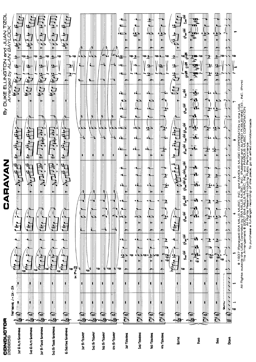 Caravan (A.Baylock) MP3 — sheet music preview