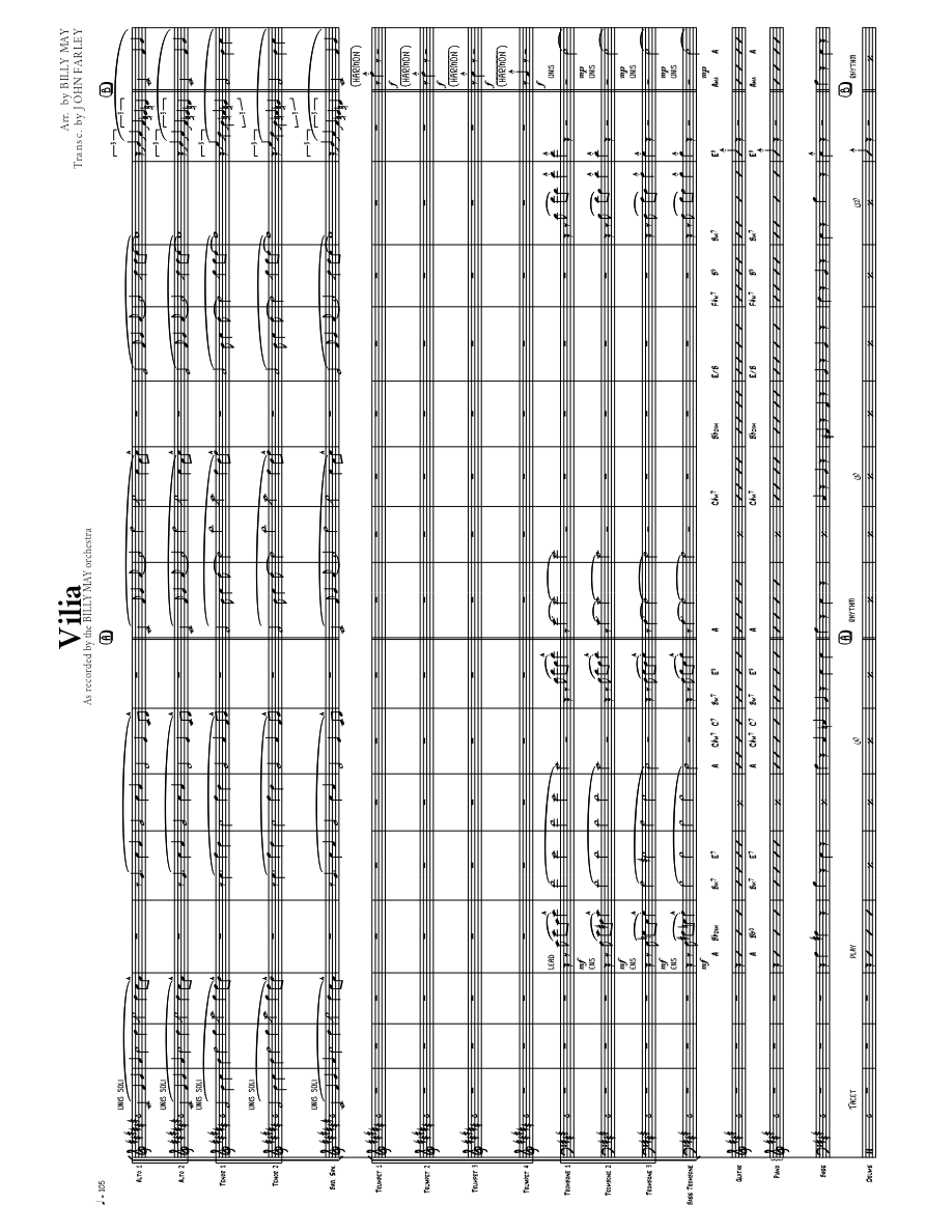 Vilia (J.Farley-B.May) MP3 — sheet music preview
