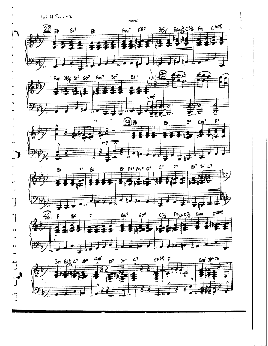Let It Snow (B.Lowden) Vocal — sheet music preview